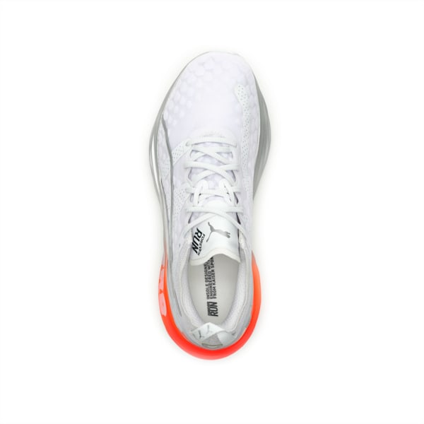 ForeverRun NITRO Running Shoes, PUMA White-PUMA Silver-Cherry Tomato, extralarge-GBR
