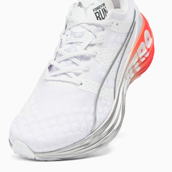 ForeverRun NITRO™ Men's Running Shoes, PUMA White-PUMA Silver-Cherry Tomato, extralarge