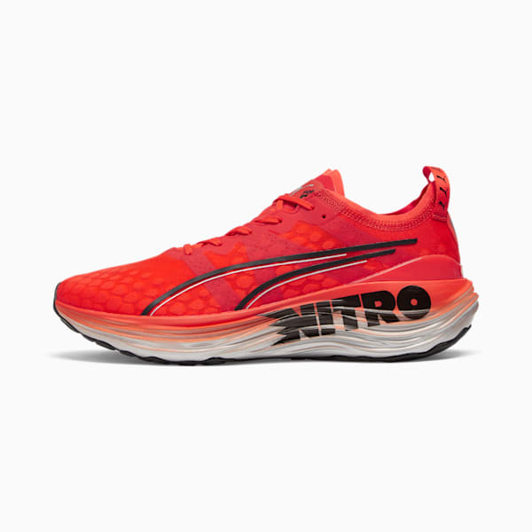 Tenis para correr ForeverRun NITRO para hombre, Cherry Tomato-PUMA Black, extralarge