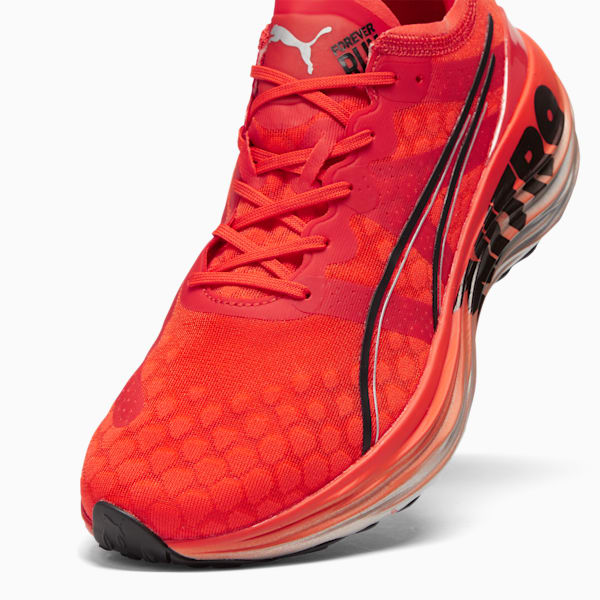 Tenis para correr ForeverRun NITRO para hombre, Cherry Tomato-PUMA Black, extralarge