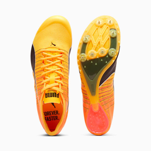 evoSPEED FUTURE 6 Track & Field Unisex Shoes, Sun Stream-Sunset Glow-Puma Black, extralarge