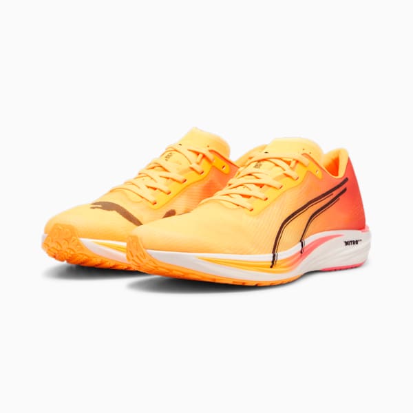 メンズ リベレイト ニトロ エリート ランニングシューズ, Sun Stream-Sunset Glow-PUMA White, extralarge-JPN