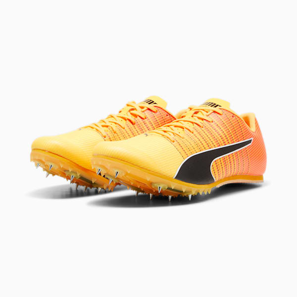 evoSPEED FUTURE JUMP 6 Track & Field Unisex Shoes, Sun Stream-Sunset Glow-Puma Black, extralarge