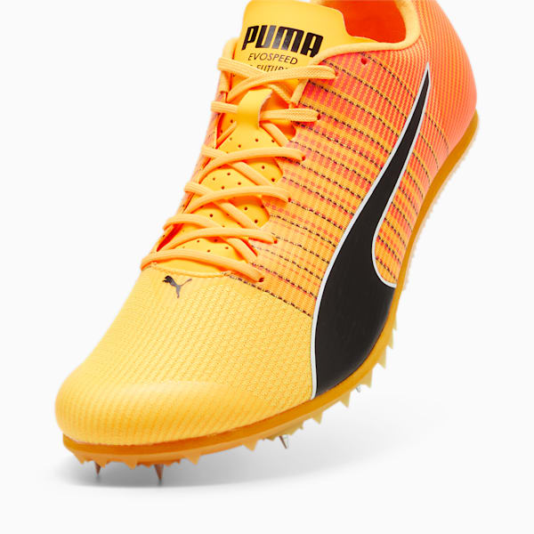 evoSPEED FUTURE JUMP 6 Track & Field Unisex Shoes, Sun Stream-Sunset Glow-Puma Black, extralarge