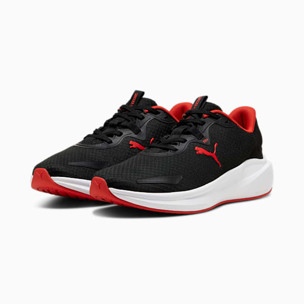 Skyrocket Lite Alt Running Shoes, PUMA Black-For All Time Red-PUMA White, extralarge-IND