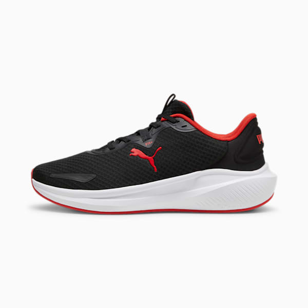 Skyrocket Lite Alt Running Shoes, PUMA Black-For All Time Red-PUMA White, extralarge-IND