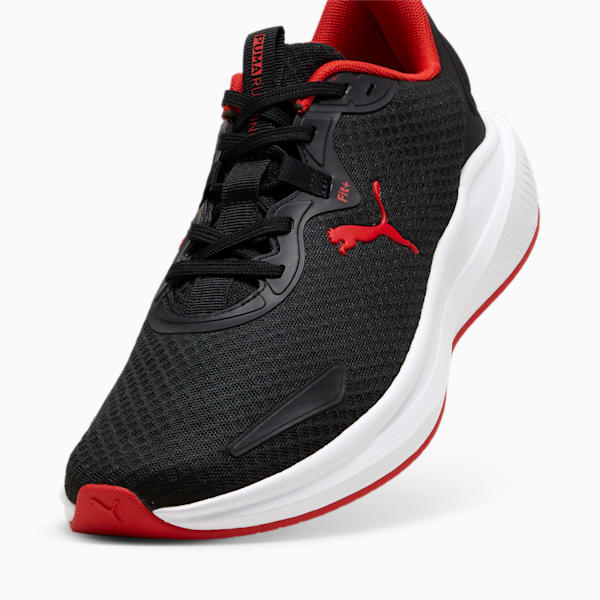 Skyrocket Lite Alt Running Shoes, PUMA Black-For All Time Red-PUMA White, extralarge-IND