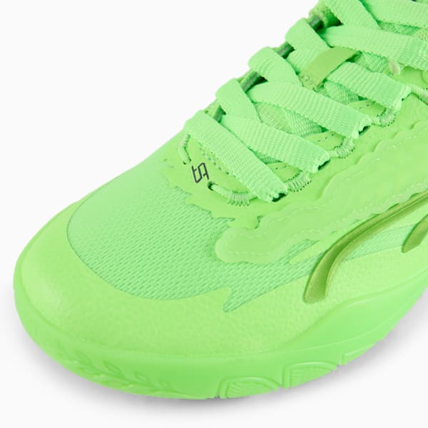 Zapatos de basquetbol para mujer STEWIE x FIRE Stewie 3, Green Glare-Galactic Gray, extralarge