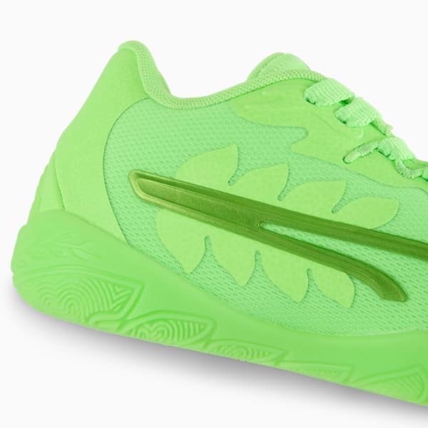 Zapatos de basquetbol para mujer STEWIE x FIRE Stewie 3, Green Glare-Galactic Gray, extralarge