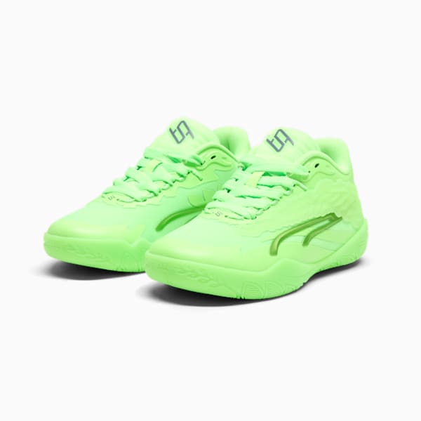 Zapatos de basquetbol para mujer STEWIE x FIRE Stewie 3, Green Glare-Galactic Gray, extralarge