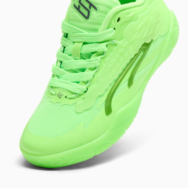 Zapatos de basquetbol para mujer STEWIE x FIRE Stewie 3, Green Glare-Galactic Gray, extralarge