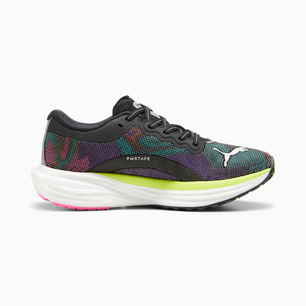 Chaussures de course Deviate NITRO™ 2 Femme, PUMA Black-Lime Pow-Poison Pink, extralarge