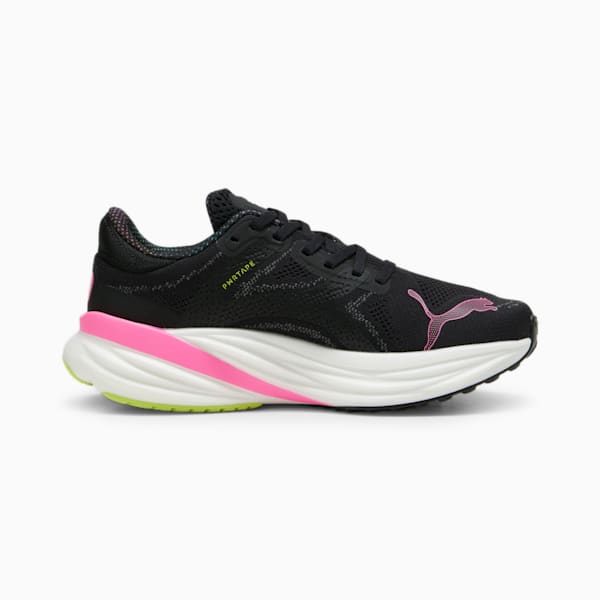 Tenis de running para mujer Magnify NITRO™ 2 , PUMA Black-Lime Pow-Poison Pink, extralarge