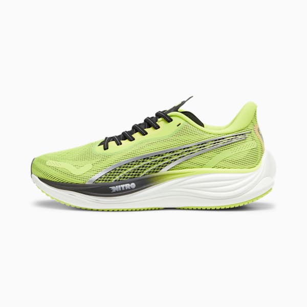 Velocity NITRO™ 3 Psychedelic Rush Men's Running Shoes, Lime Pow-PUMA Black-PUMA Silver, extralarge