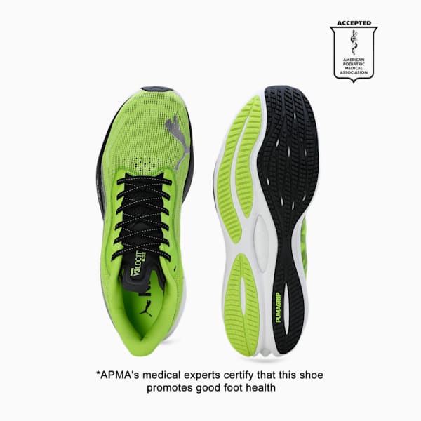Velocity NITRO™ 3 Psychedelic Rush Men's Running Shoes, Lime Pow-PUMA Black-PUMA Silver, extralarge-IND