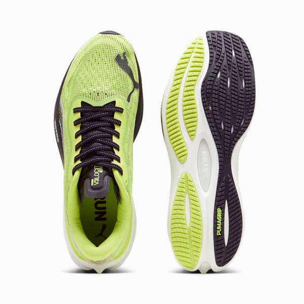 Velocity NITRO™ 3 Psychedelic Rush Men's Running Shoes, Lime Pow-PUMA Black-PUMA Silver, extralarge