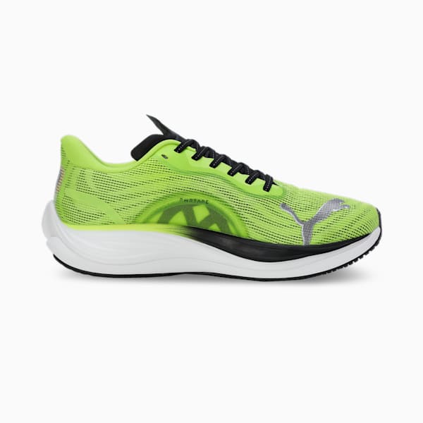 Velocity NITRO™ 3 Psychedelic Rush Men's Running Shoes, Lime Pow-PUMA Black-PUMA Silver, extralarge-IND