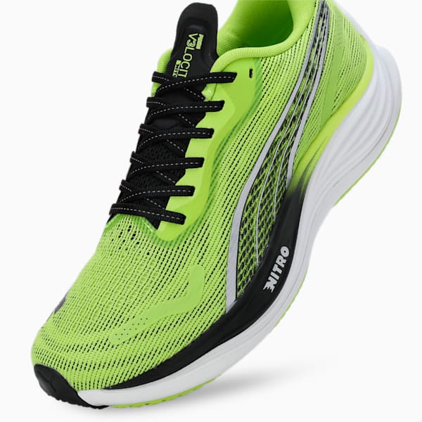 Velocity NITRO™ 3 Psychedelic Rush Men's Running Shoes, Lime Pow-PUMA Black-PUMA Silver, extralarge-IND