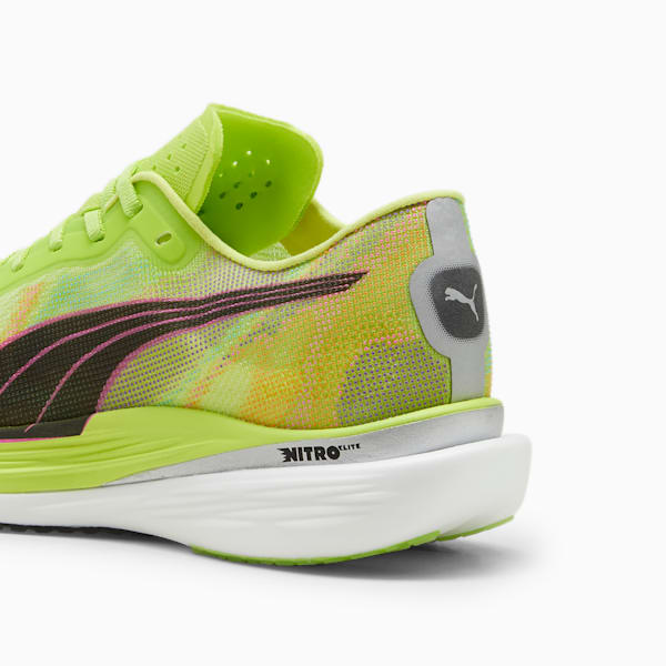 Tenis de running para hombre Deviate NITRO Elite 2, Lime Pow-PUMA Black-Poison Pink, extralarge