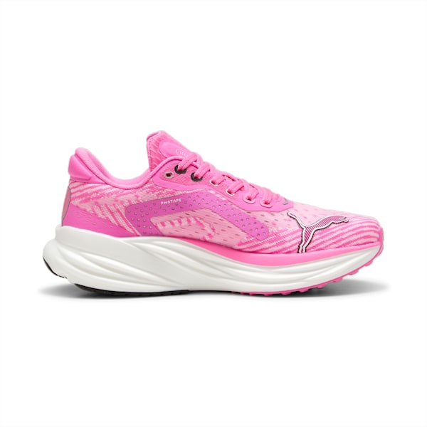 ウィメンズ マグニファイ ニトロ 2 テック ランニングシューズ, Poison Pink-PUMA Silver-PUMA White, extralarge-JPN