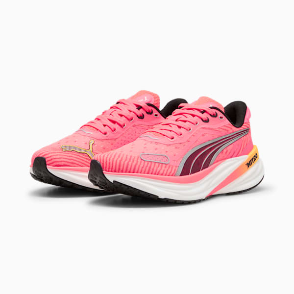 Magnify NITRO™ Tech 2 Women's Running Shoes, Sunset Glow-PUMA White-Sun Stream, extralarge