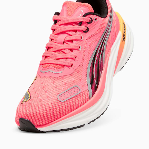 Magnify NITRO™ Tech 2 Women's Running Shoes, Sunset Glow-PUMA White-Sun Stream, extralarge