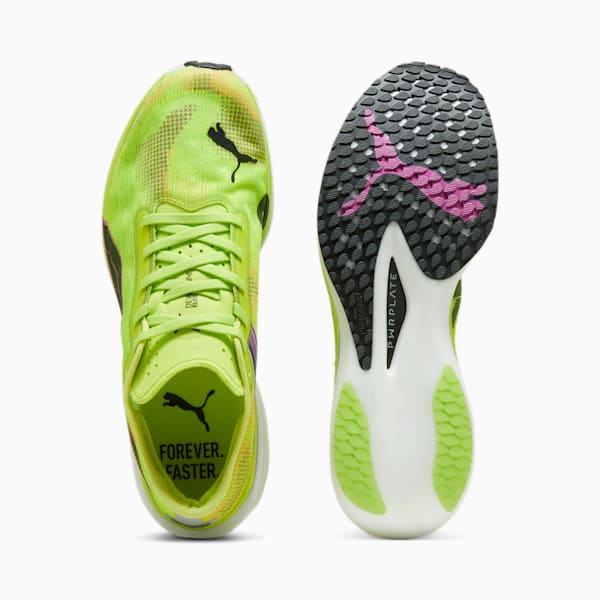 メンズ ディヴィエイト ニトロ エリート 2 EKIDEN RUSH ランニングシューズ, Lime Pow-PUMA Black-Poison Pink, extralarge-JPN