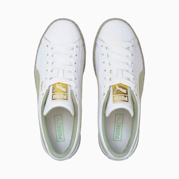 Puma basket leather platform low-top sneaker sales