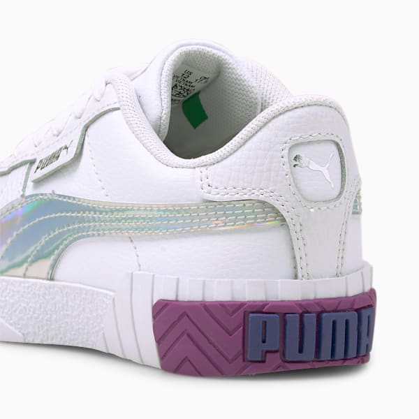 Cali Bubbles Kids' Sneakers, Puma White-Byzantium, extralarge-IND