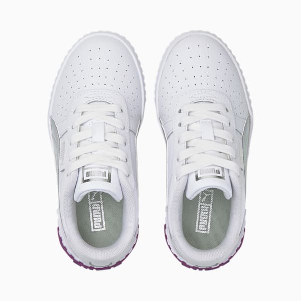 Cali Bubbles Kids' Sneakers, Puma White-Byzantium, extralarge-IND