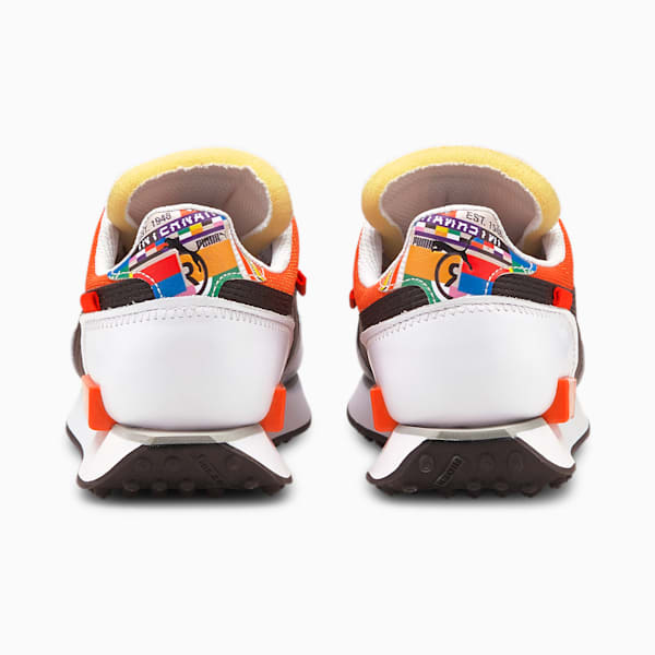 Future Rider INTL Game Sneakers JR, Puma White-Tigerlily, extralarge