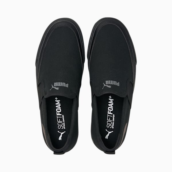 Bari Z Slip-On Unisex Sneakers, Puma Black-CASTLEROCK, extralarge-IND