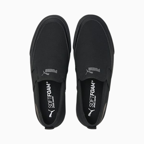 Bari Z Slip-On Unisex Sneakers, Puma Black-CASTLEROCK, extralarge