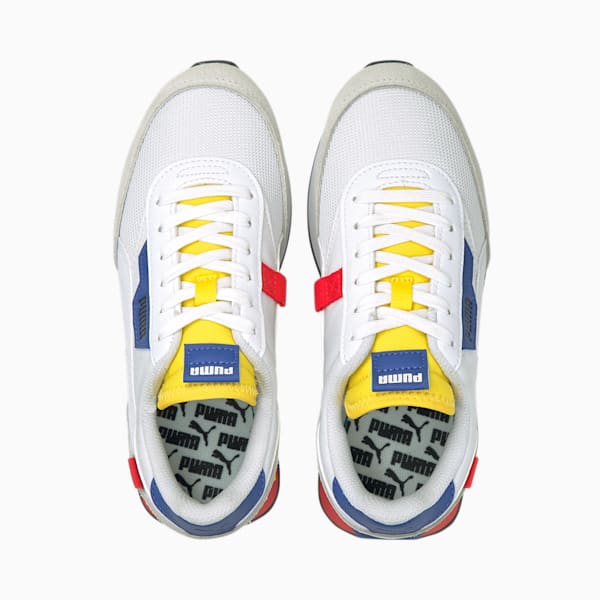 Tenis juveniles Future Rider Neon Play, Puma White-Maize, extralarge