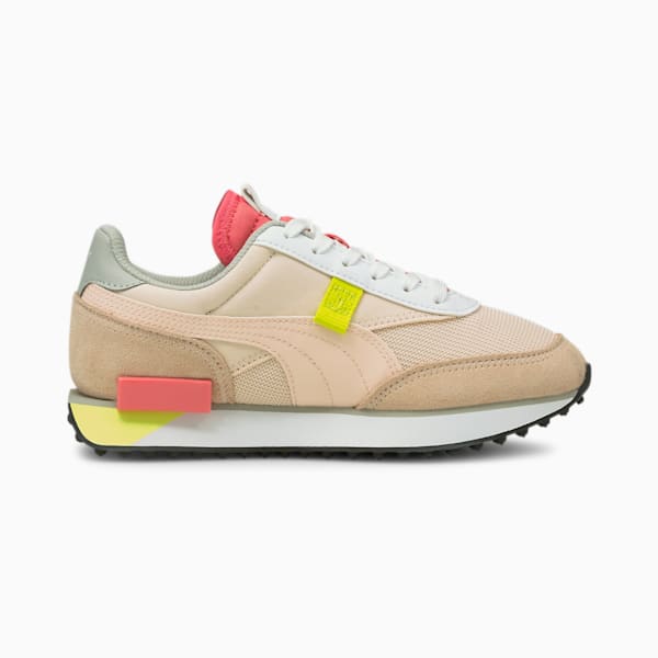 Future Rider Neon Play Sneakers JR, Cloud Pink-Sun Kissed Coral, extralarge