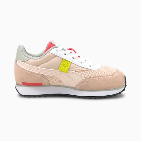 Tenis para niños Future Rider Neon Play, Cloud Pink-Sun Kissed Coral, extralarge