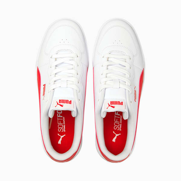 PUMA Skye Clean Women's Sneakers, Puma White-Poppy Red, extralarge