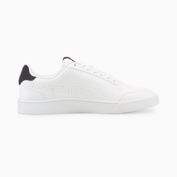 ユニセックス プーマ シャッフルパーフ スニーカー, Puma White-Puma Team Gold-Peacoat, extralarge-JPN