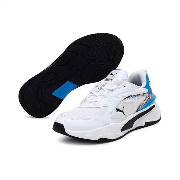 RS-Fast International Game Youth Shoes, Puma White-Empire Yellow, extralarge-IND