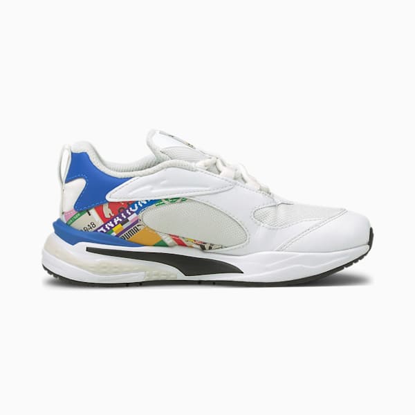 RS-Fast International Game Kids' Shoes, Puma White-Empire Yellow, extralarge-IND