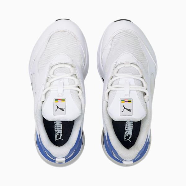 RS-Fast International Game Kids' Shoes, Puma White-Empire Yellow, extralarge-IND
