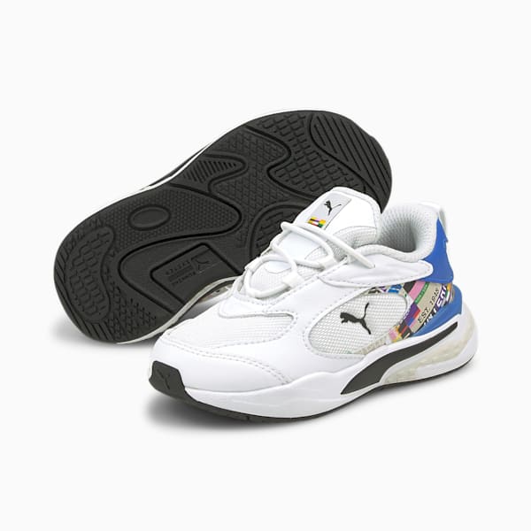RS-Fast INTL Game Toddler Shoes, Puma White-Empire Yellow, extralarge