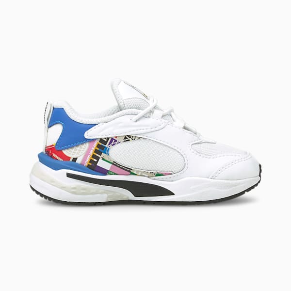 RS-Fast INTL Game Toddler Shoes, Puma White-Empire Yellow, extralarge