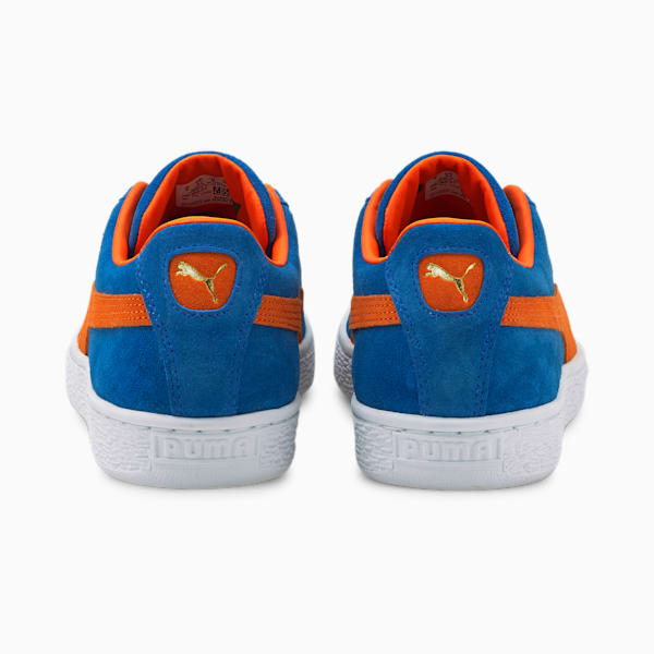 Suede Teams Men's Sneakers, Puma Royal-Vibrant Orange, extralarge