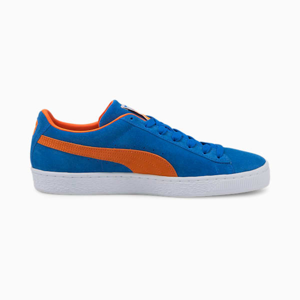 Suede Teams Men's Sneakers, Puma Royal-Vibrant Orange, extralarge