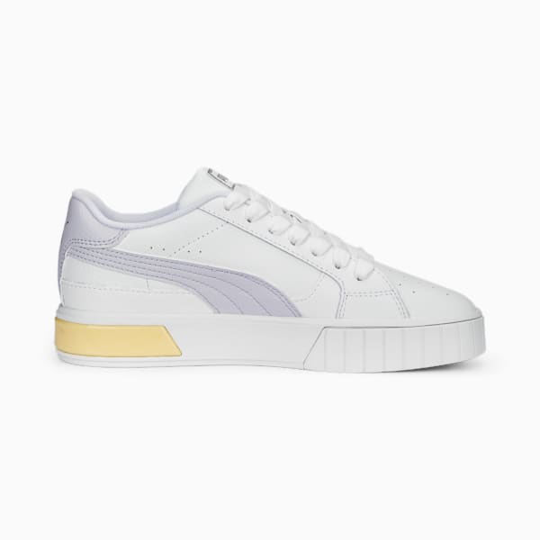 Cali Star Women's Sneakers, PUMA White-Spring Lavender-Light Straw, extralarge-AUS