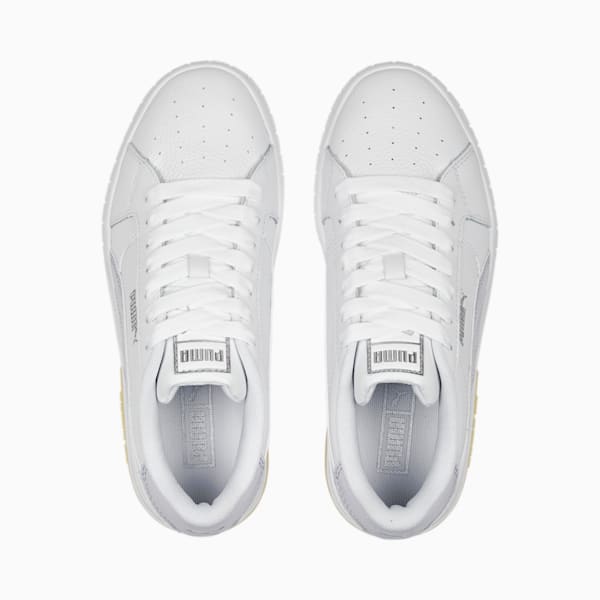 Cali Star Women's Sneakers, PUMA White-Spring Lavender-Light Straw, extralarge-IND