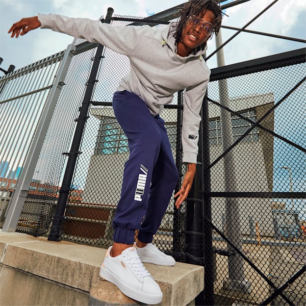 PUMA Serve Pro Unisex Shoes, Puma White-Puma White-Shifting Sand-Puma Team Gold, extralarge-IND