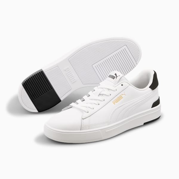 Baskets Serve Pro, Puma White-Puma White-Puma Team Gold-Puma Black, extralarge
