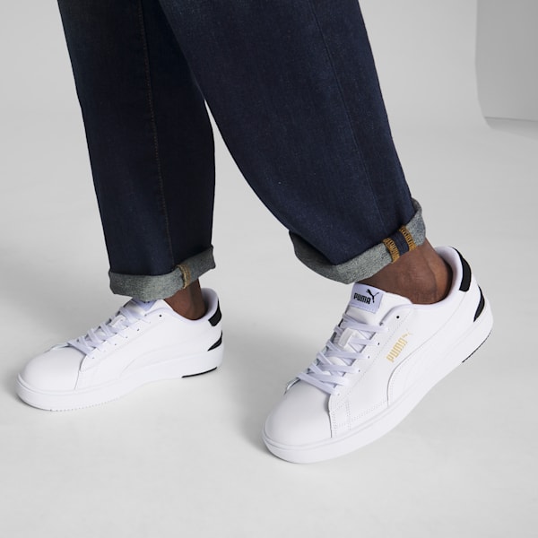 Baskets Serve Pro, Puma White-Puma White-Puma Team Gold-Puma Black, extralarge